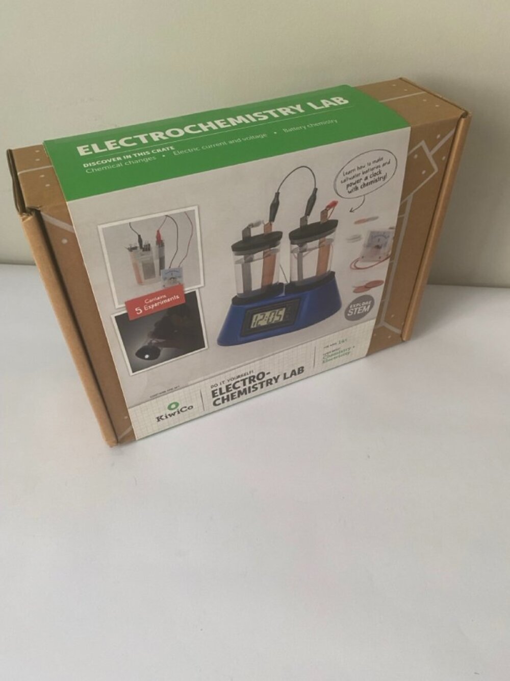 KiwiCo Electrochemistry Lab. Recommended ages 14+.